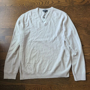 NWT Express merilo wool men's sweater size XXL beige
